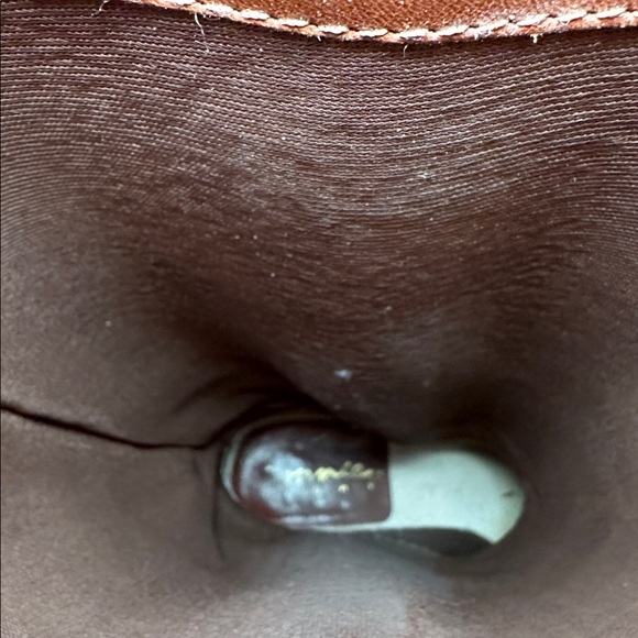 Annie Sport Brown Faux Leather Knee-High Riding Boots - 8B - Picture 6 of 9